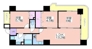 クリアクレセント住之江の物件間取画像